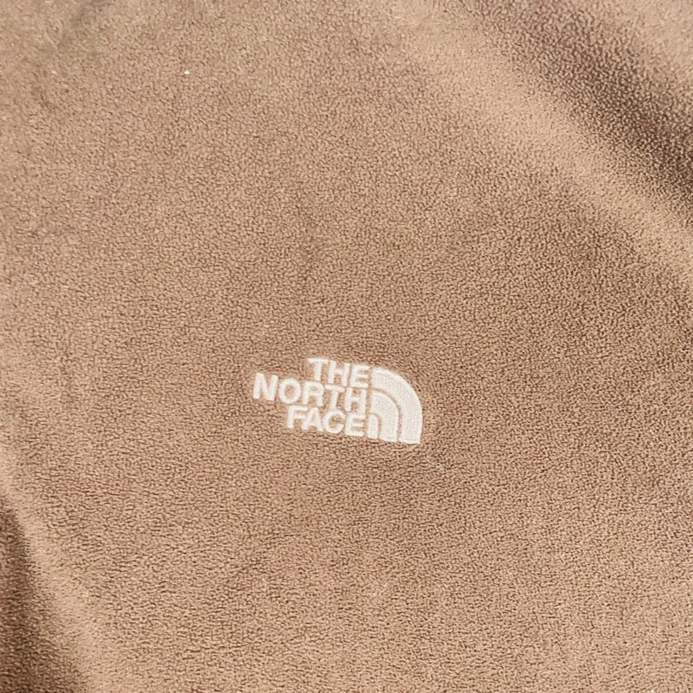 The North Face Fleece Pullover Mens XL Brown TKA 100 Quarter Zip